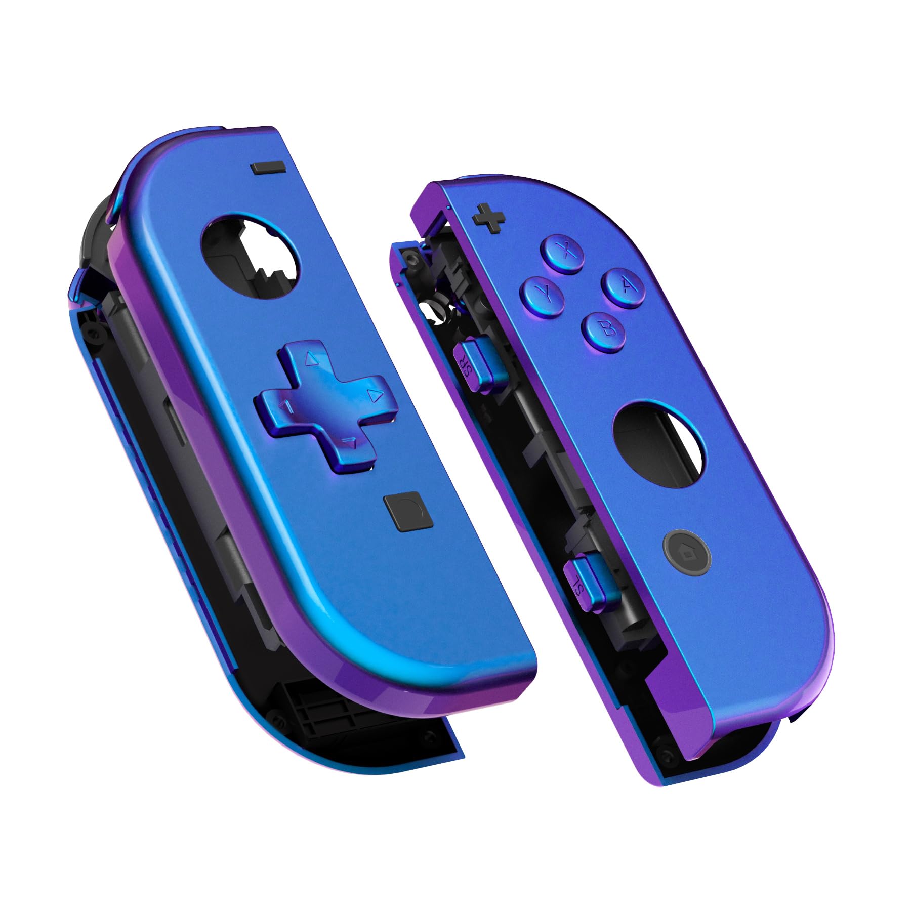 Amazon.com: eXtremeRate Chameleon Purple Blue Joycon Handheld